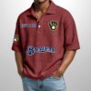 Brewers Est 1969 Waffle Polo Shirt 5