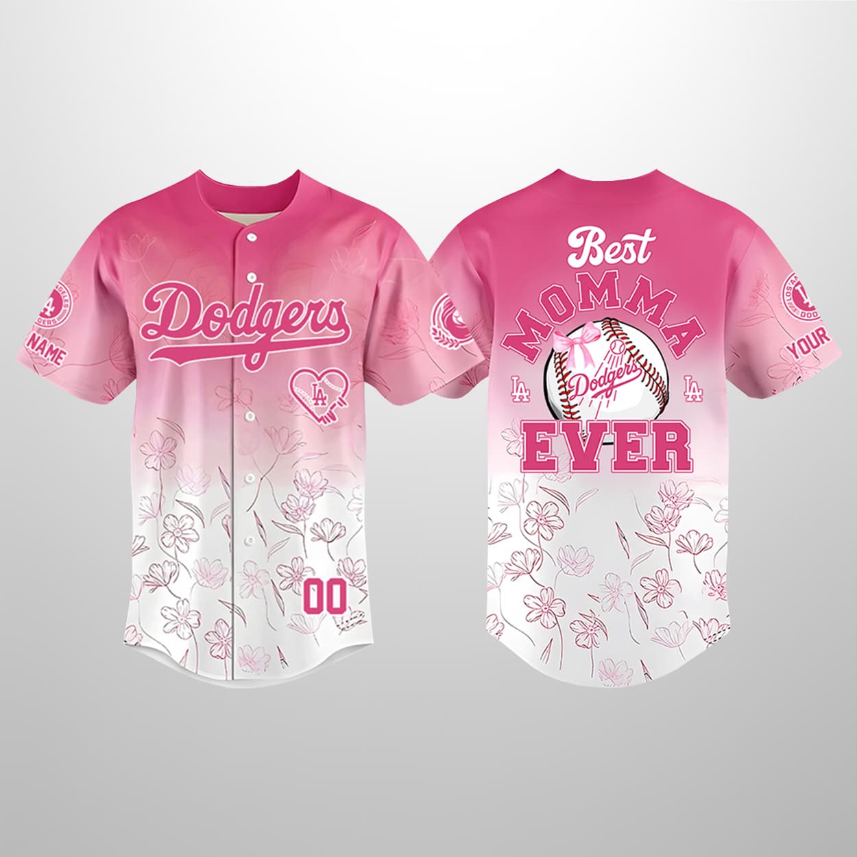 Dodgers 2026 Happy Mother's Day Personalized Jersey 1 Dodgers 2026 Happy Mothers Day Personalized Jersey 1