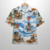 Giants Baseball Mascot Beach Viber Button Up Hawaiian Shirt 1