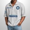 Mariners Est 1977 Waffle Polo Shirt 1