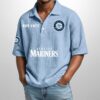 Mariners Est 1977 Waffle Polo Shirt 2