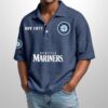 Mariners Est 1977 Waffle Polo Shirt 3
