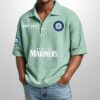 Mariners Est 1977 Waffle Polo Shirt 5