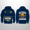 Michigan Basketball National Championship 2026 Quarter Zip Hoodie 1