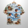Orioles Baseball Mascot Beach Viber Button Up Hawaiian Shirt 1