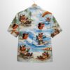 Orioles Baseball Mascot Beach Viber Button Up Hawaiian Shirt 2
