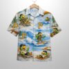 Pirates Baseball Mascot Beach Viber Button Up Hawaiian Shirt 1