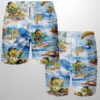 Pirates Baseball Mascot Beach Viber Button Up Hawaiian Shirt 3
