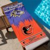 Ravens x Orioles Beach Towel 2