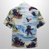 Texans Mascot Beach Viber Button Up Hawaiian Shirt 2