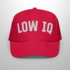Tucker Carlson Low IQ Red Trucker Hat 1