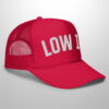 Tucker Carlson Low IQ Red Trucker Hat 2