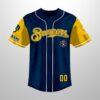 2026 Personalized Brewers EMS Appreciation Baseball Jersey 2