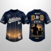 Athletics 2026 Best Dad Ever Fathers Day Personalized Jersey 1