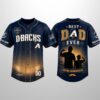 Diamondbacks 2026 Best Dad Ever Fathers Day Personalized Jersey 1