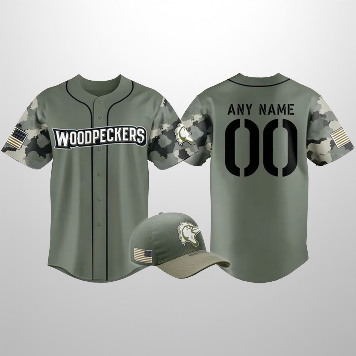 Fayetteville Woodpeckers Military Appreciation Night 2026 Personalized Jersey 1 Fayetteville Woodpeckers Military Appreciation Night 2026 Personalized Jersey 1