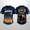 Giants 2026 Best Dad Ever Fathers Day Personalized Jersey 1
