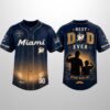 Marlins 2026 Best Dad Ever Fathers Day Personalized Jersey 1