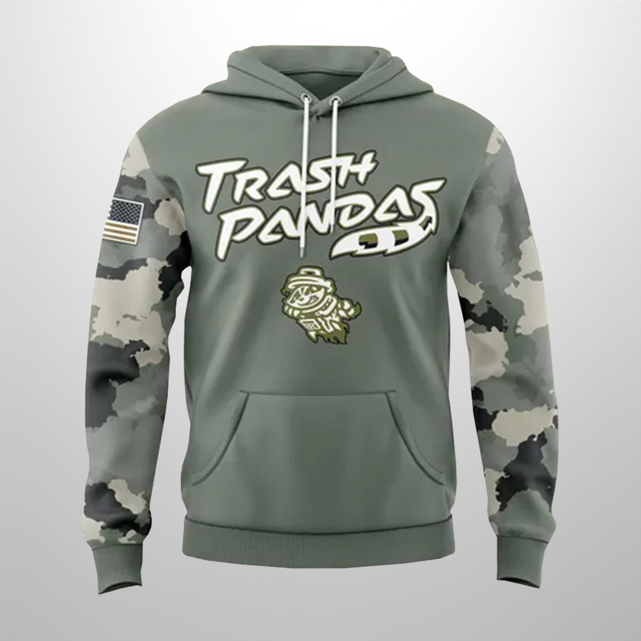 Rocket City Trash Pandas Military Appreciation Night 2026 Hoodie 2 Rocket City Trash Pandas Military Appreciation Night 2026 Hoodie 2