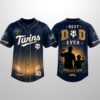 Twins 2026 Best Dad Ever Fathers Day Personalized Jersey 1