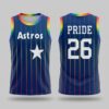 2026 Astros Pride Night Basketball Jersey Giveaway 1
