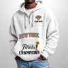 2026 Knicks Finals Champions Waffle Quarter Zip Hoodie 2