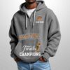2026 Knicks Finals Champions Waffle Quarter Zip Hoodie 4