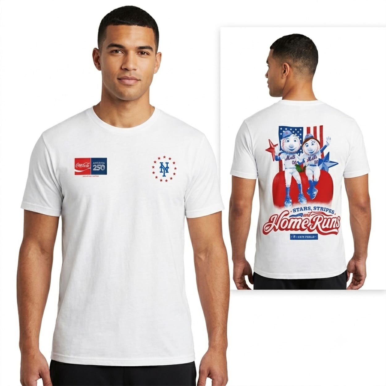 2026 Mets America 250 Mr And Mrs Met T-Shirt Giveaway 2 2026 Mets America 250 Mr And Mrs Met T Shirt Giveaway 2