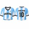 Argentina World Cup 2026 Personalized Crop Top Jersey 1