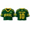 Brazil World Cup 2026 Personalized Crop Top Jersey 1