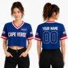 Cape Verde World Cup 2026 Personalized Crop Top Jersey 2
