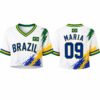 Custom Brazil World Cup 2026 Crop Top Jersey 1