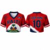 Custom Haiti World Cup 2026 Crop Top Jersey 1