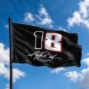 Denny Hamlin Kyle Busch 18 Flag (2)