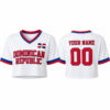 Dominican Republic World Cup 2026 Personalized Crop Top Jersey 1
