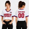 Dominican Republic World Cup 2026 Personalized Crop Top Jersey 2
