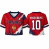 France World Cup 2026 Personalized Crop Top Jersey 1