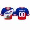 Haiti World Cup 2026 Personalized Crop Top Jersey 1