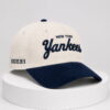 Jalen Brunson Knicks In 5 Yankees Corduroy Hat (1)