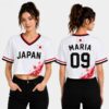 Japan World Cup 2026 Personalized Crop Top Jersey 2