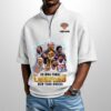 Knicks 3X Finals Champions 2026 Waffle Collar Short Sleeved Shirt 2