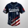 Personalized Cardinals Independence Day 250 Years Of Freedom 1776 2026 Jersey 2