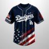 Personalized Dodgers Independence Day 250 Years Of Freedom 1776 2026 Jersey 2