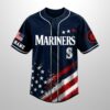Personalized Mariners Independence Day 250 Years Of Freedom 1776 2026 Jersey 2