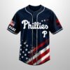Personalized Phillies Independence Day 250 Years Of Freedom 1776 2026 Jersey 2