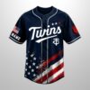 Personalized Twins Independence Day 250 Years Of Freedom 1776 2026 Jersey 2
