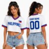 Philippines World Cup 2026 Personalized Crop Top Jersey 2