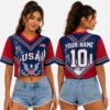 USA World Cup 2026 Personalized Crop Top Jersey 2
