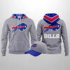 2026 Bills Nickel City Alternate Gray Hoodie Joggers Cap 1
