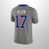 2026 Josh Allen Bills Nickel City Game Gray Jersey 3